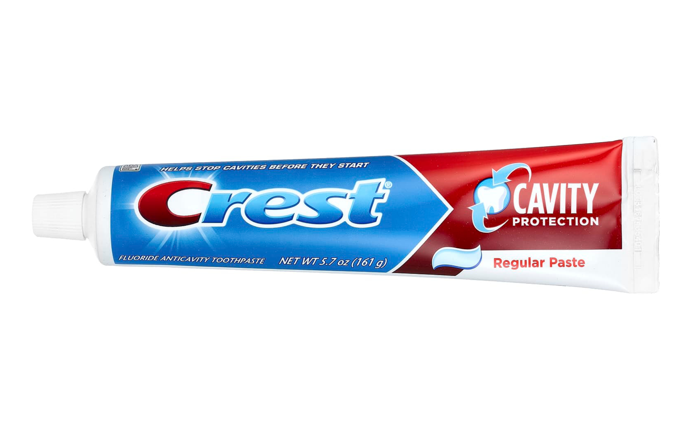 the go-to tooth paste: Crest Cavity Protection